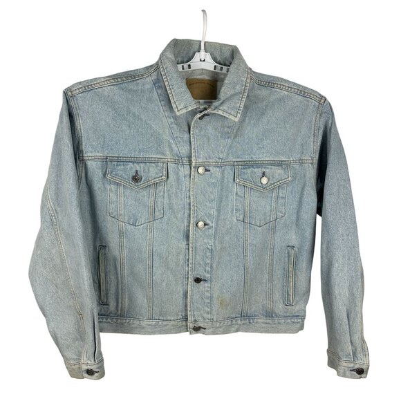 Vintage Gap Denim Jacket Light Wash Size XL Classic Style Womens Outerwear - Picture 1 of 9